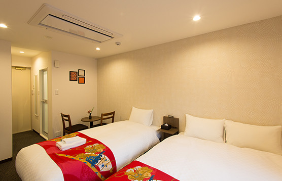 Twin-bedded rooms (All non-smoking rooms)