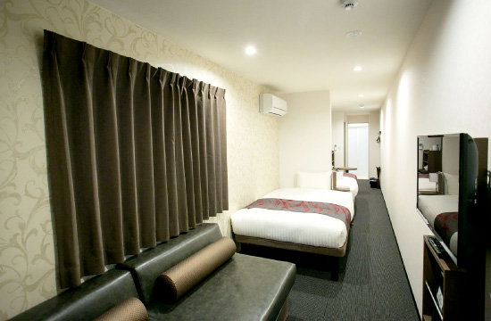 Standard twin-bedded rooms (All non-smoking rooms)
